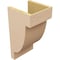 Ekena Millwork 9"W x 9"D x 18"H Wide Alpine Rough Cedar Woodgrain TimberThane Corbel, Primed Tan CORUR09X09X18ALPRCPR - alternate 3